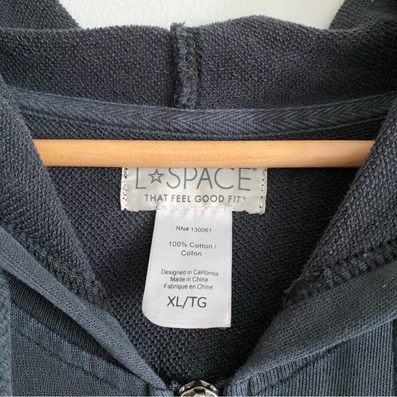 L*Space Stay Cool Romper in Washed Black - Picture 7 of 7